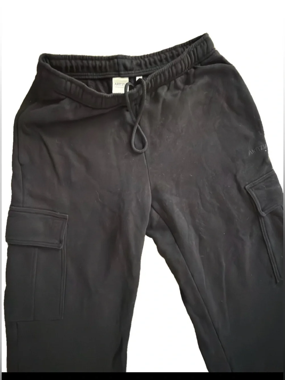 Aritzia Tna Cozy Sweatfleece Mega Cargo Sweatpant Black M Regular